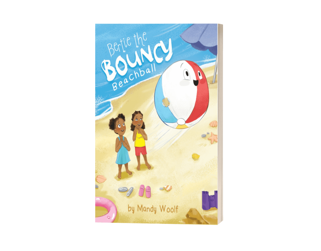 bertie the bouncy beach ball by mandy woolf children's book author