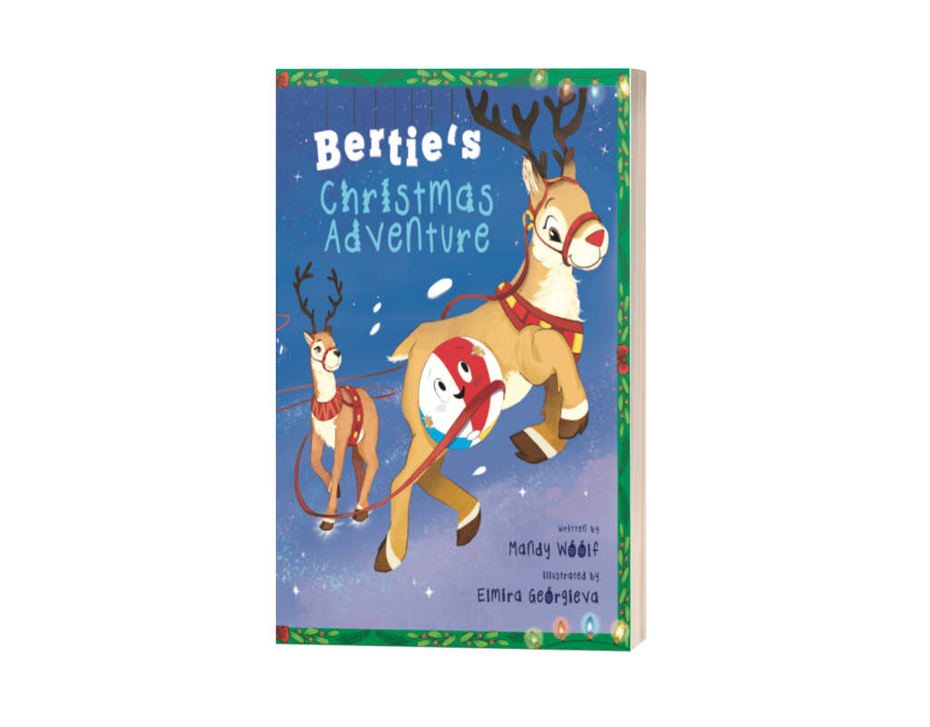 bertie's christmas adventure by mandy woolf children's book author