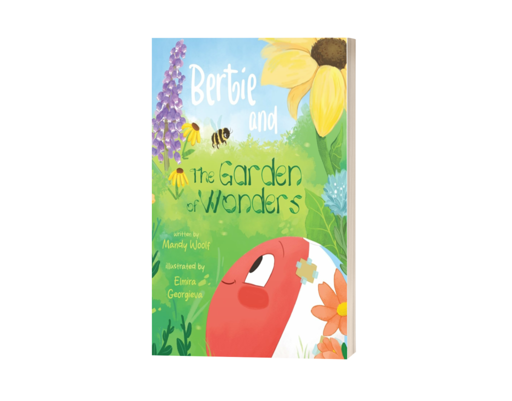 mandy woolf children's book author bertie and the garden of wonders
